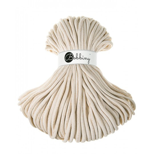 Bobbiny Golden Natural 9mm Braided Cord 100m