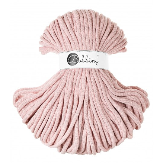 Bobbiny Pastel Pink 9mm Braided Cord 100m