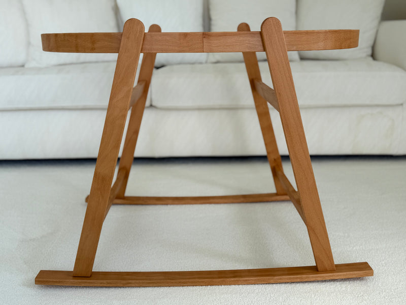 Wiegenständer, Moseskorb Ständer aus hochwertigem Holz, handmade Moses basket