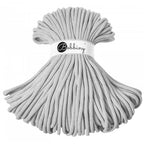 Bobbiny Light Grey 9mm Braided Cord 100m