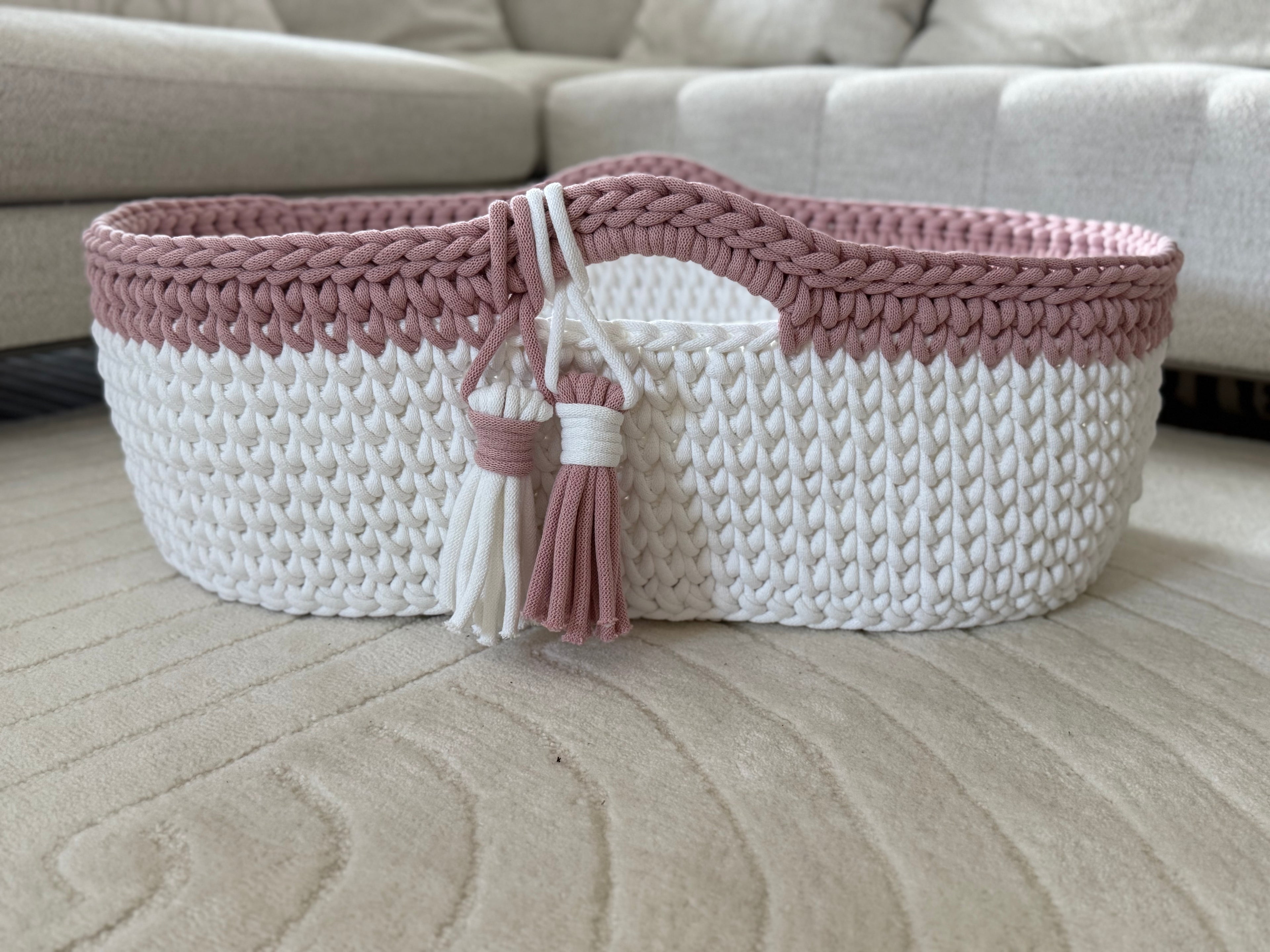 Michelaine Moses basket rosa