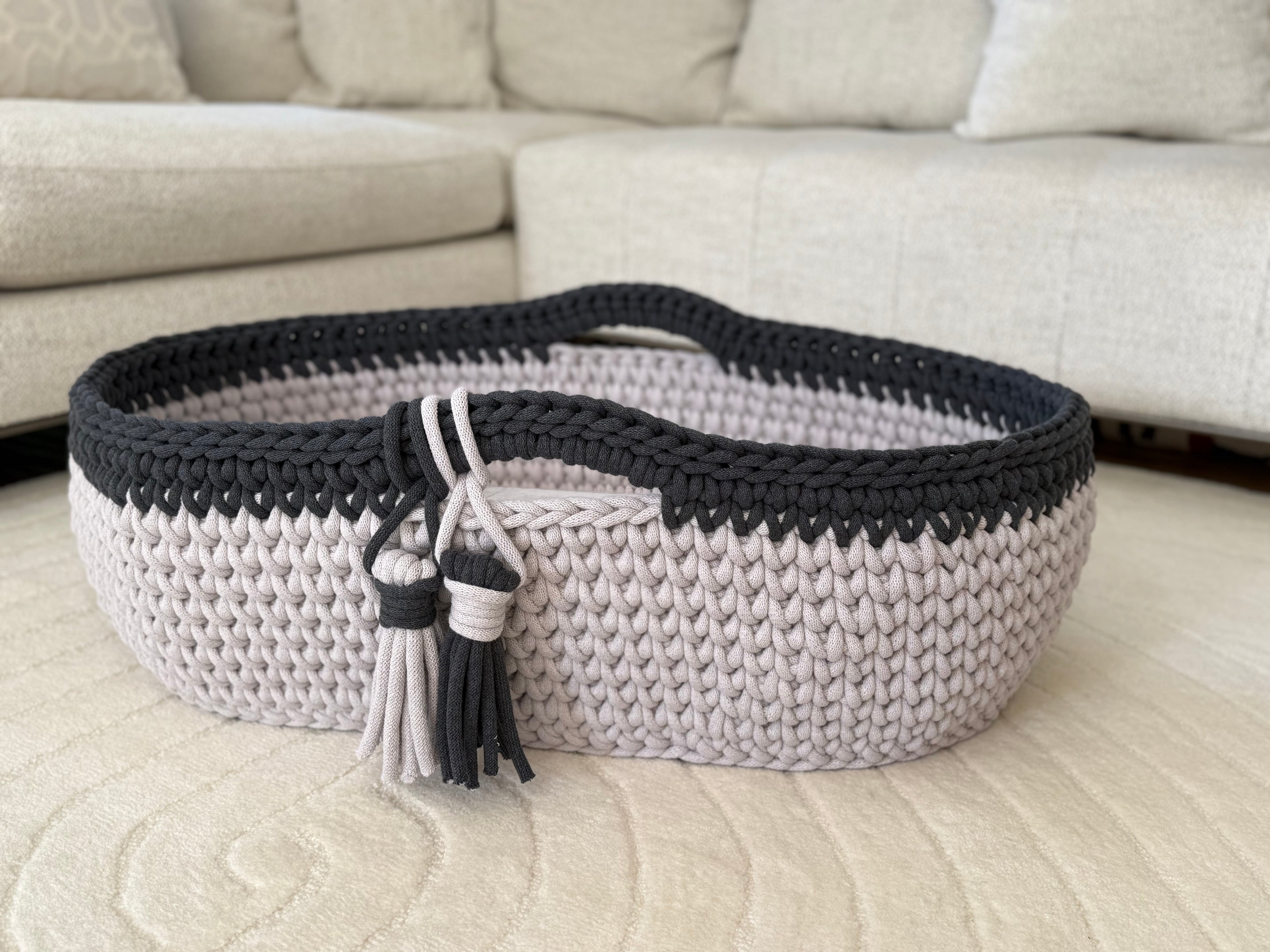 Mosesbasket Classique grey